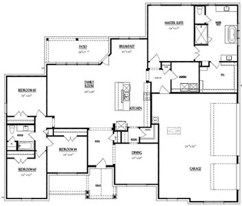 New construction Single-Family house 4005 Crick Ct, Weatherford, TX 76087 plan The Wellington II - image 4