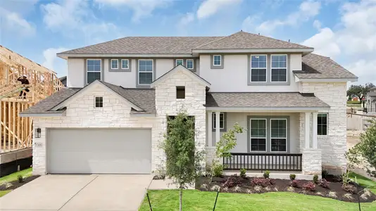 New construction Single-Family house 200 Slater Ct, Liberty Hill, TX 78642 Hattie- photo 0