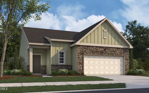 New construction Single-Family house 164 Bedstone Wy, Wilson's Mills, NC 27520 plan Glimmer - image