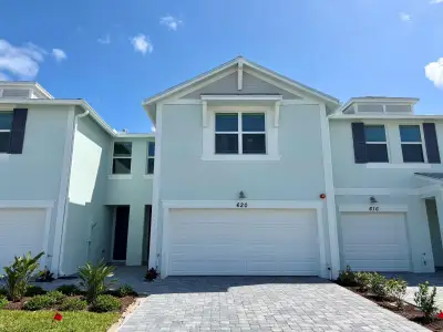New construction Townhouse house 620 Salisbury Cir, Fort Pierce, FL 34982 plan Sandpiper - image