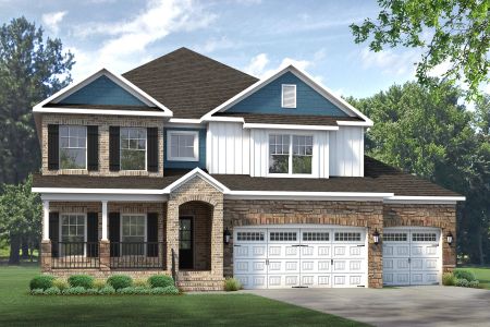 New construction Single-Family house 8100 Aspery Ct, Stokesdale, NC 27357 plan Hanover Lux - image
