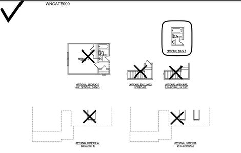 Belair Floor PlanStructural options added: Tray ceiling in primary bedroom, optional window in primary bedroom, Bedroom 3 ilo study, optional windows at casual dining, Bath 3 at loft.