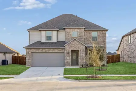 New construction Single-Family house 492 Blackwater Trl, Waxahachie, TX 75165 plan Wimbledon | Dove Hollow - image