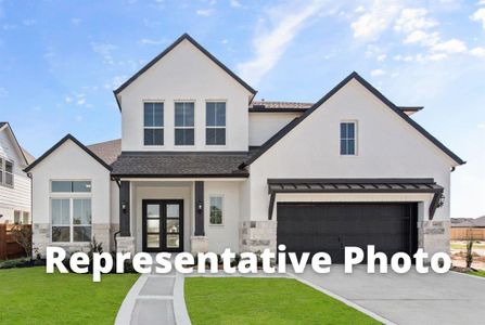 New construction Single-Family house 401 Drawbridge Dr, Georgetown, TX 78633 The Asher IX- photo 0 0