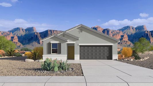 New construction Single-Family house 12178 E Lupine Ln, Florence, AZ 85132 plan Swan - image