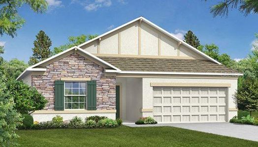 New construction Single-Family house 17 Powder Lane, Palm Coast, FL 32164 The Memphis- photo 0