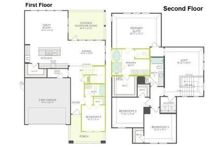 New construction Single-Family house 8013 Autumn Sage Trl, Denton, TX 76207 plan Laurel - image 2