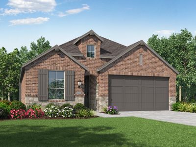 New construction Single-Family house 121 Villoria Cv, Liberty Hill, TX 78642 plan Bentley - image