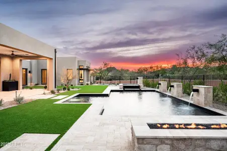 New construction Single-Family house 8386 E Leaning Rock Rd, Scottsdale, AZ 85266 plan Cheval - image