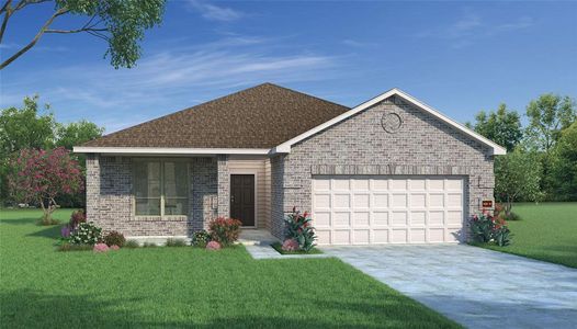 New construction Single-Family house 105 Manchester Drive, Cleburne, TX 76033 Redwood II K- photo 0