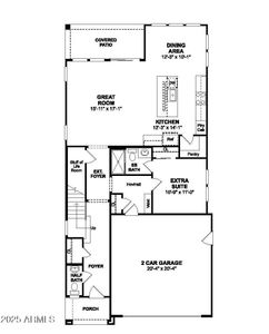 Hampton Floorplan First Floor