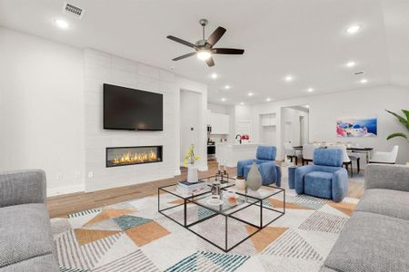 New construction Single-Family house 29655 Blooming Grove Way, Fulshear, TX 77441 Bluebird- photo 5 5
