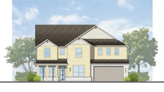 New construction Single-Family house 6313 Mcmurtry St, Austin, TX 78747 plan Strait - image