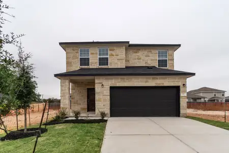 New construction Single-Family house 732 Barbary Coast Ln, Jarrell, TX 76537 plan Ash - image