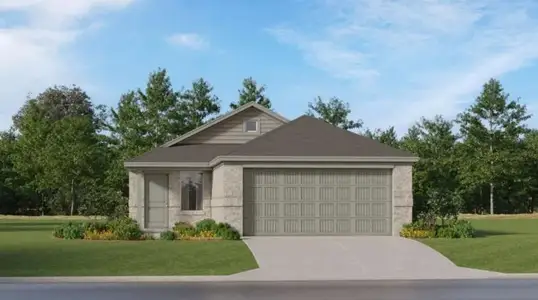 New construction Single-Family house 25721 John Wayne Rd, Splendora, TX 77372 plan Kitson - image