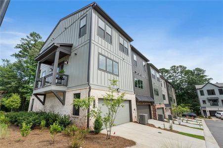 New construction Townhouse house 525 Burlrush Ln, Unit 16, Alpharetta, GA 30009 Clementine- photo 0