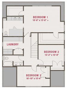 Upper floor layout