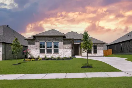 New construction Single-Family house 413 Wabash Dr, Waxahachie, TX 75167 plan Redwood JS - image