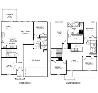 New construction Single-Family house 4004 Wesley Chapel Wy, Raleigh, NC 27616 plan Chatham - image