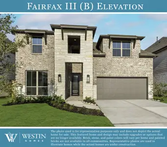 New construction Single-Family house 8105 Royal Mint Cv, Lago Vista, TX 78645 The Fairfax III- photo 0