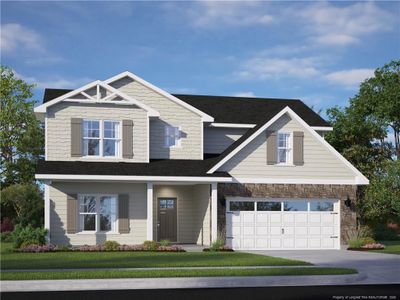 New construction Single-Family house 3825 Bankergate Ct, Fayetteville, NC 28311 - image