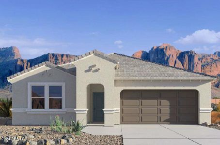 New construction Single-Family house 12215 E Aster Lane, Florence, AZ 85132 Saguaro- photo 0