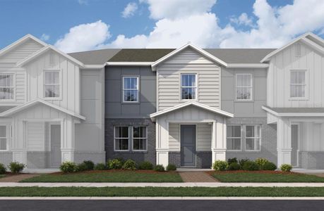 New construction Townhouse house 163 Aulin Avenue, Oviedo, FL 32765 Providence- photo 0