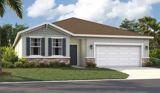 New construction Single-Family house 392 Eventide Ave, Mascotte, FL 34753 plan The Webber - image