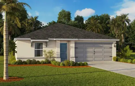 New construction Single-Family house 4513 Faith Dr, Lake Wales, FL 33859 plan Freeport II - image