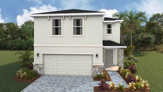 New construction Single-Family house 1733 Cobb Trl, Parrish, FL 34219 plan Elston - image