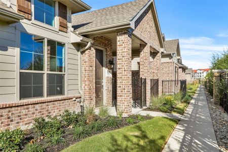 New construction Townhouse house 2627 St Helena Ln, Grand Prairie, TX 75054 Santorini- photo 0