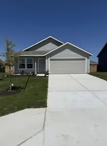New construction Single-Family house 319 Bertram Oaks Dr, Bertram, TX 78605 Newlin- photo 0