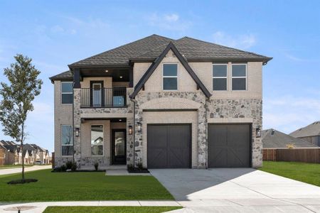 New construction Single-Family house 1701 Canals Dr, Little Elm, TX 75068 plan Princeton 2F-EW - image