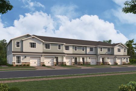 New construction Townhouse house 2504 S Goldenrod Rd, Orlando, FL 32822 plan Granada - image