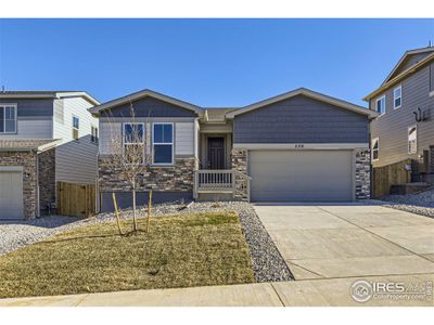 New construction Single-Family house 759 Crestone Street, Johnstown, CO 80534 Palisade- photo 0