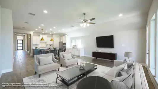 New construction Single-Family house 145 Burke St, Liberty Hill, TX 78642 plan 2476W - image