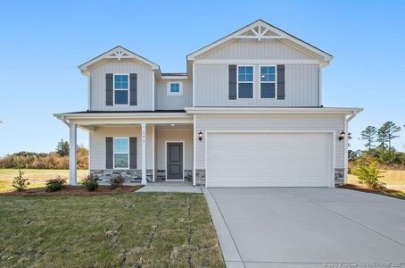 New construction Single-Family house 373 Ashley Heights Dr, Aberdeen, NC 28315 plan Reagan - image