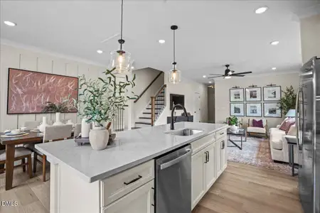 New construction Townhouse house 221 Alberta Dr, Franklinton, NC 27525 plan Litchfield - image 7