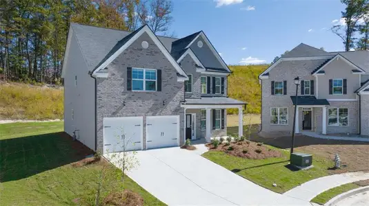 New construction Single-Family house 1821 Lacebark Elm Wy, Lawrenceville, GA 30045 plan Fleetwood - image