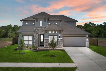 New construction Single-Family house 172 Montecilo Dr, Liberty Hill, TX 78642 plan Zavalla - image