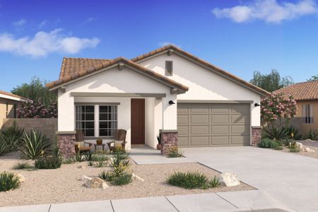 New construction Single-Family house 42405 W Krista Dr, Maricopa, AZ 85138 Clyde- photo 0