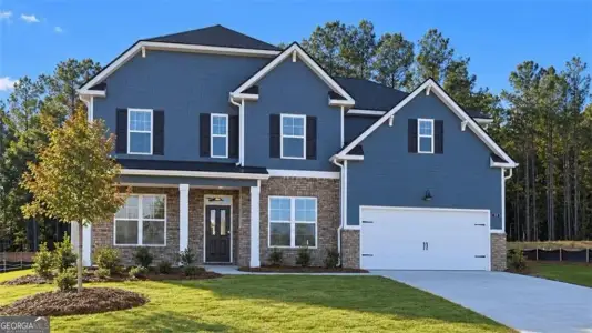 New construction Single-Family house 170 Sapelo Dr, Senoia, GA 30276 plan Savannah - image
