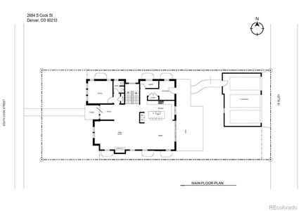 Upper level floor plan