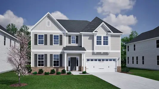 New construction Single-Family house 478 Persimmon Hill Rd, Blythewood, SC 29016 plan Yates II - image