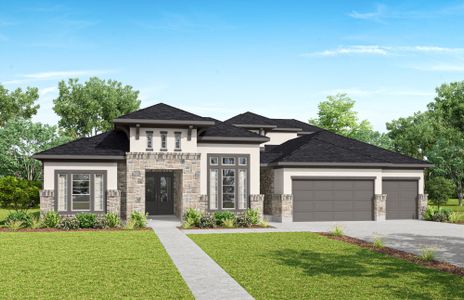 New construction Single-Family house 1938 Barrow Wy, Montgomery, TX 77316 plan COLTON: Tivoli II - image