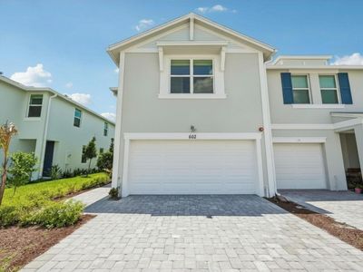 New construction Townhouse house 602 Salisbury Cir, Fort Pierce, FL 34982 plan Sandpiper End - image
