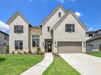 New construction Single-Family house 26230 Brilliant Beam Way, Hockley, TX 77447 The Carter IX- photo 0