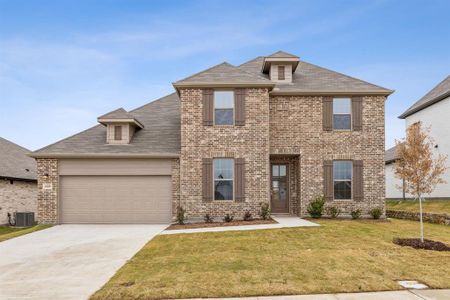 New construction Single-Family house 705 Bonnie Rose Ln, Van Alstyne, TX 75495 Kensington- photo 0