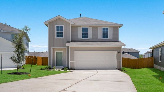 New construction Single-Family house 13508 Grays Peak Path, Mustang Ridge, TX 78610 The Grace- photo 0