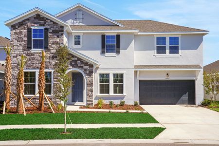 New construction Single-Family house 17417 Valleywood Pkwy, Land O' Lakes, FL 34638 plan Ellington - image